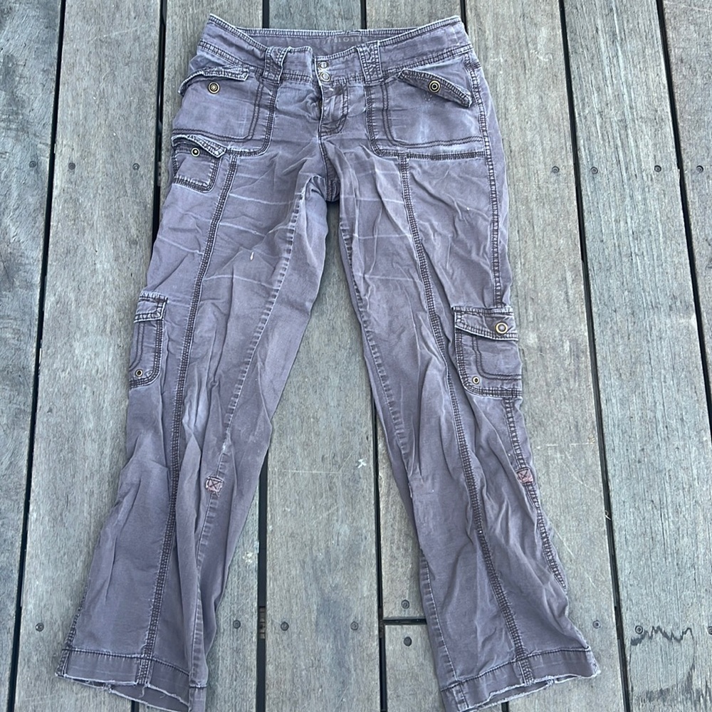 Y2K low rise cargo pants